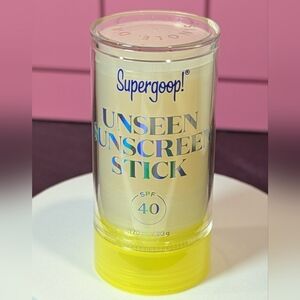 Supergoop! Unseen Sunscreen Stick SPF 40 Gently Tested 1x VGC Near Full Exp 3/26